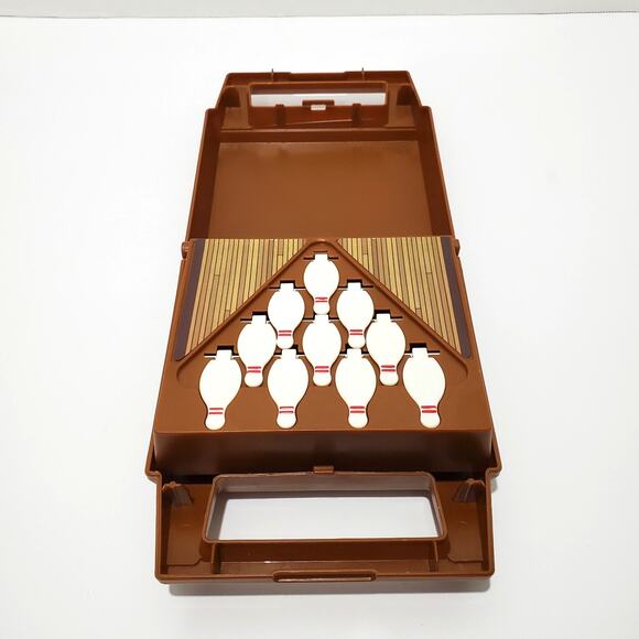 Vtg Tomy Partymate BOWLING Game with Working Original Wind-Up Bowling Ball - Picture 5 of 10